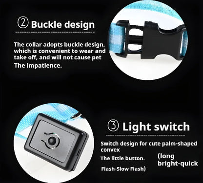 🔦 LED Safety Collar – Keep Your Pet Visible &amp; Safe! 🐶✨