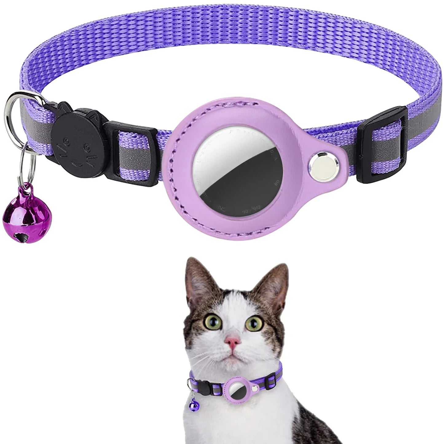 🐾 Breakaway AirTag Cat Collar – Keep Your Cat Safe & Easy to Track! 😺