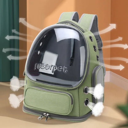 🎒 PetGlobe Transparent Pet Backpack 🐾