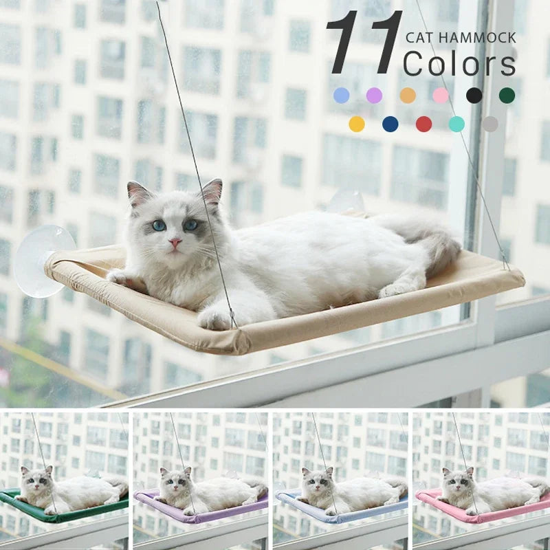 ☀️ Hammock Solar Pet – The Ultimate Sunbathing Spot for Your Cat! 🐱✨