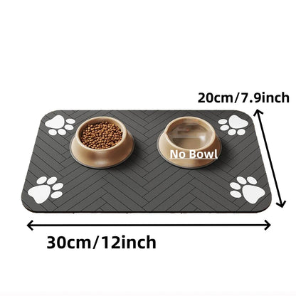 🐾 PetGuard Mat – Keep Your Pet’s Feeding Area Clean and Stylish! 🐶🐱