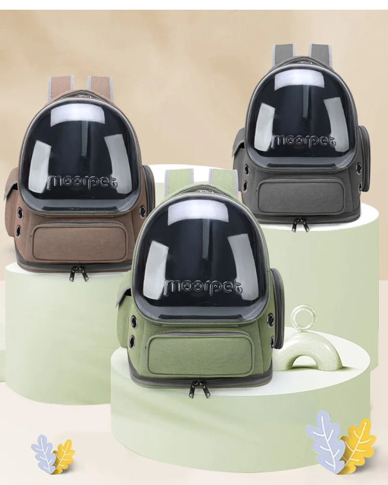 🎒 PetGlobe Transparent Pet Backpack 🐾