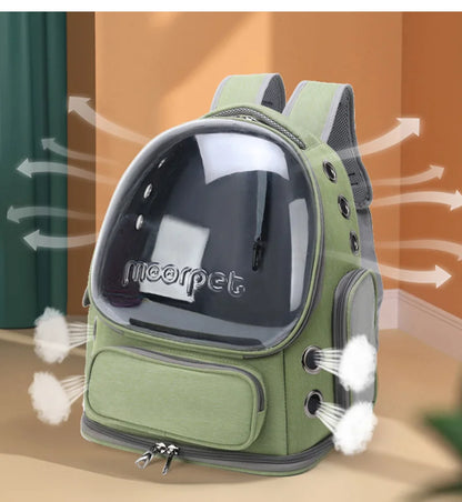 🎒 PetGlobe Transparent Pet Backpack 🐾