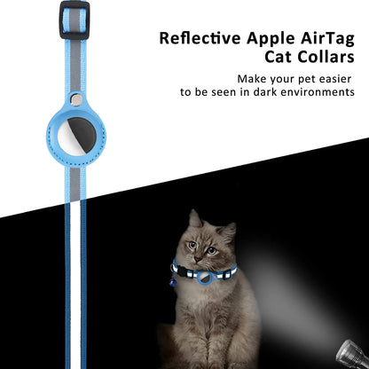 🐾 Breakaway AirTag Cat Collar – Keep Your Cat Safe & Easy to Track! 😺