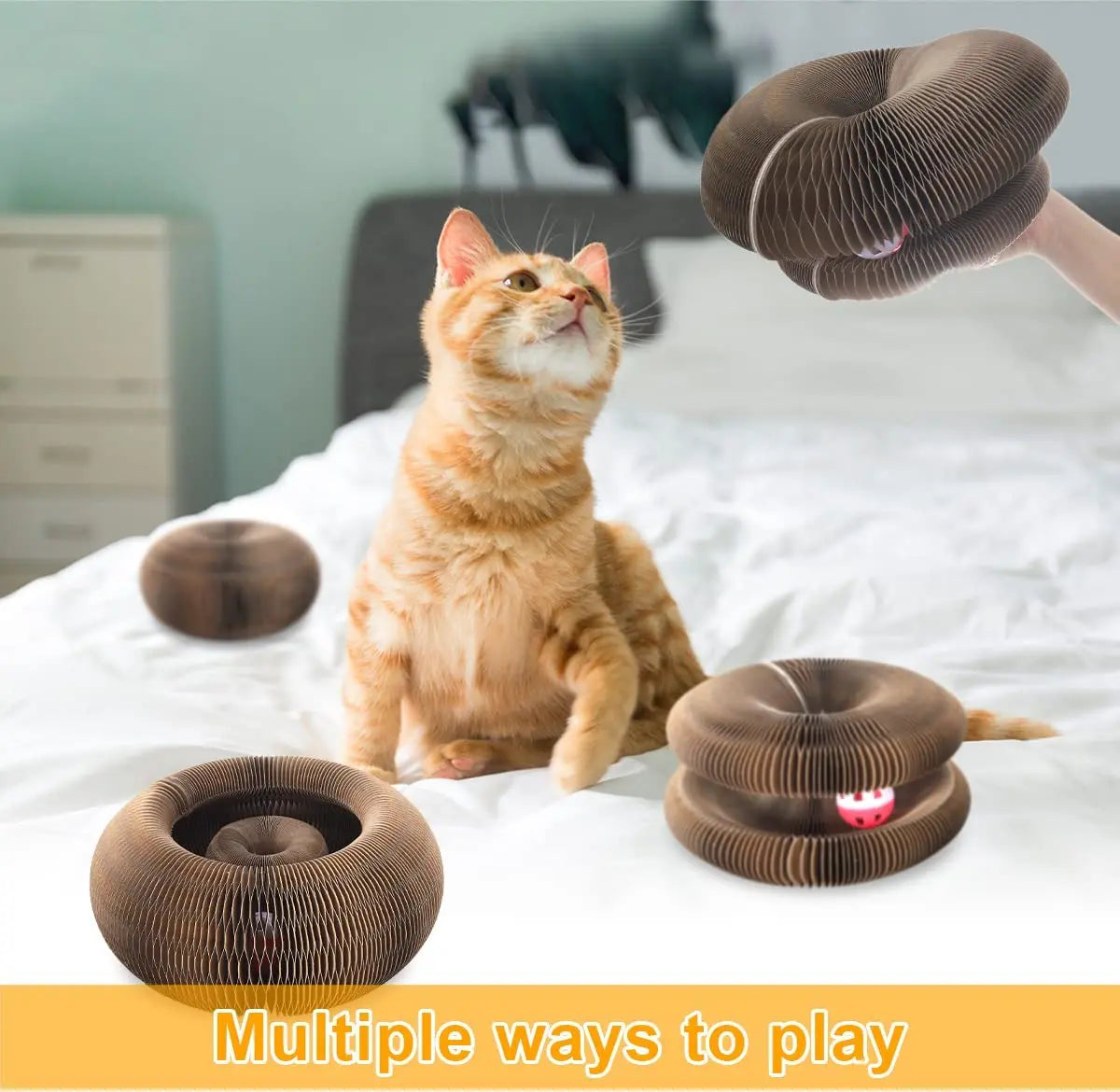 🐾 Magic Scratching Board – Keep Your Cat Happy & Your Furniture Safe! 🐱✨